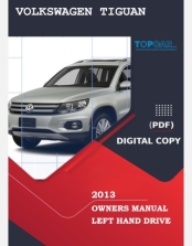 VOLKSWAGEN TIGUAN 2013 OWNERS MANUAL